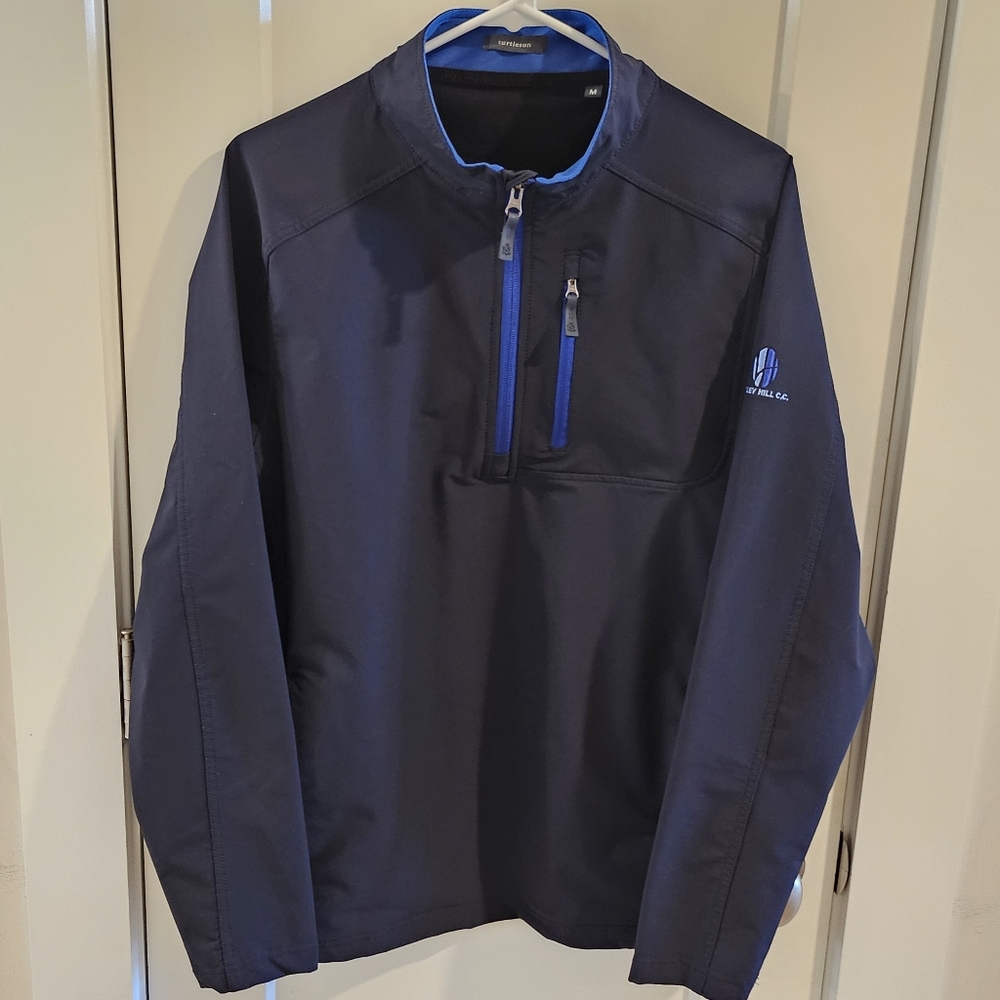 NWOT Turtleson Riggs Water-Resistant Quarter-Zip Pullover Golf Jacket - Medium